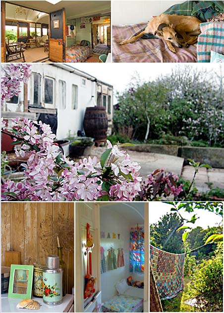 collage of pictures showing elsepth thompsons eco house